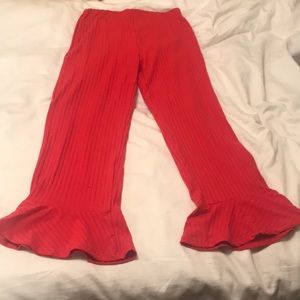 Red zara pants